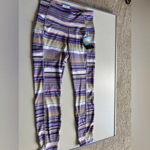 Columbia Multicolor Striped Leggings